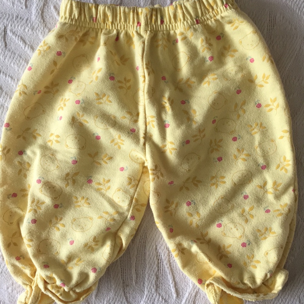 Yellow Bloomer Pants
